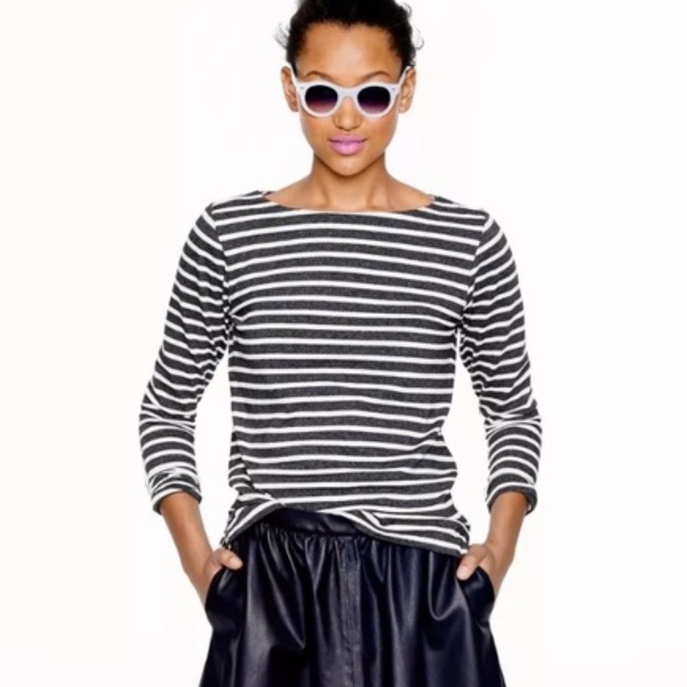 J. Crew Striped Long Sleeve Tee